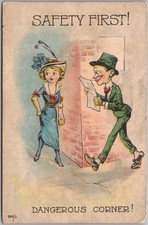 Vintage Comic Greetings Postcard