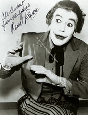 Cesar Romero Joker Batman Signed Autograph Photo Classic TV Villain Actor HD121 picture