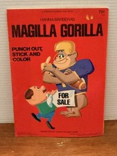 1974 Hanna Barbera's Magilla Gorilla Coloring Activity Sticker Book. UNUSED picture