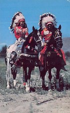 Postcard: First Americans in Full Dress, 1950's picture