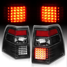 Black LED Replacement Brake Tail Lights Set for 2007-2017 Ford Expedition - Pass picture