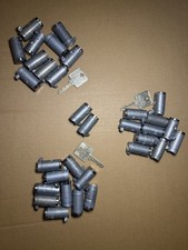 10 x Medeco plug lock cylinders with 1 working key for ‘10’ ‘T’ handles Each. picture