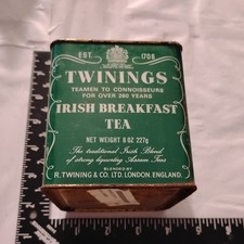 Vintage Twinings Tea Special Breakfast Collector Commemorative Tin Some Rust picture