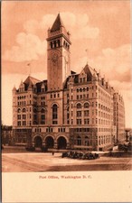 Vintage Washington D.C. Old Post Office A. C. Bosselman German Print Postcard picture