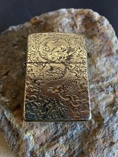 ZIPPO DRAGON LIGHTER RARE ZIPPO 5-SIDE ZIPPO DRAGON picture