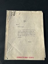 HARRY H. VAUGHAN LETTERS SIGNED 1946  MEDITERRANEAN THEATRE MISSING REMAINS picture