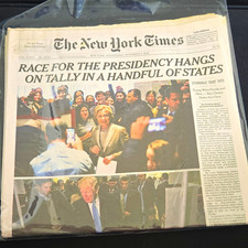 The New York Times Late Edition Wednesday November 9, 2016 - Election Coverage picture