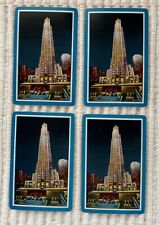 4 Vintage Playing Cards ~ NYC ~ Radio City Music Hall picture