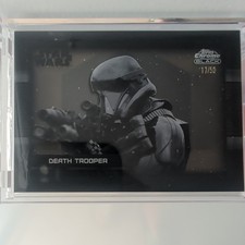 2024 TOPPS STAR WARS CHROME BLACK DD-7 DEATH TROOPER DEPTH OF THE DARKSIDE 17/50 picture