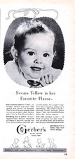 Gerber's Baby Foods Fremont MI Sweet Potatoes Baby Portrait 1949 Mag Print Ad picture