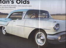 1957 OLDSMOBILE 88 HOLIDAY SEDAN 7 pg Article picture