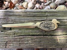 Ducks Unlimited Brass Letter Opener 8
