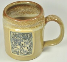 BONES COFFEE CO. 2019 RARE CHRISTMAS EDITION MUG HANDTHROWN USA DENEEN POTTERY picture