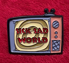 SICK SAD WORLD enamel pin - DARIA - retro tv -   picture