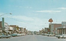 CODY Wyoming 1950-60s Sheridan Street looking East OLD PHOTO picture