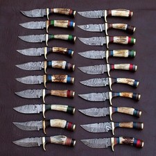 Lot of 50 Pcs Custom Handmade Damascus Steel 6