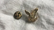 Vintage 1987 IWNA Eagle Lapel Pin Independent Works of North America picture