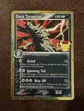 Pokémon TCG Dark Tyranitar 19/109 30th Anniversary Celebration MINT picture