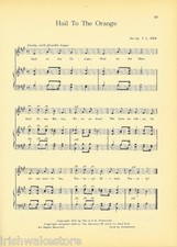UNIVERSITY OF ILLINOIS Songs c1941 Hail to the Orange PLUS We're Loyal To You picture