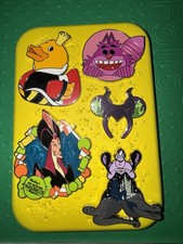 Disney Villian Pin Trader Lot, Jafar LR MNSSHP, Ursula, Cheshire Joey Chou, Mali picture