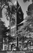 J80/ Hiram College Ohio RPPC Postcard c1950s Hinsdale Hall 69 picture
