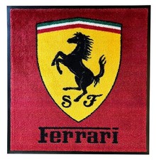 Ferrari Shield Floor Door Garage Mat, Large 3x3  picture