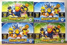 4 BOXES - 2026 BOX POKEMON PIKACHU ANIME WORLD COSPLAY FE Cards -  picture