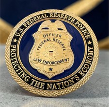 U S FEDERAL RESERVE POLICE Challenge Coin ·IN STOCK· ·FAST SHIPPING· ·NEW· picture