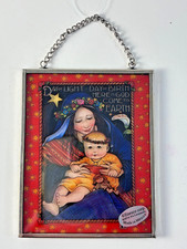 Mary Engelbreit Stained Glass Christmas Suncatcher Day of Light Day of Birth picture
