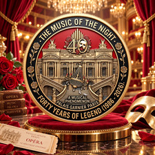 Phantom of the Opera 40th Anniversary 1986-2026 Commemorative Coin, V02 picture