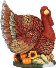 Thanksgiving Turkey Decorations, Resin Turkey Figurine picture