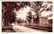 RPPC, Waterloo Quebec Canada PUBLIC SCHOOL Students~Convent Lane PHOTO Postcard picture