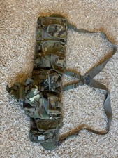 British army surplus MTP Camo Webbing waist belt with pouches grade 1 condiiton picture