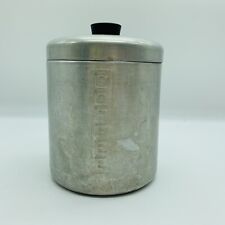 Metasco Vintage Aluminum Coffee Canister with 7” Made in Italy picture
