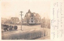 1913 Homes Conimicut RI RPPC Photo Postcard COPY picture