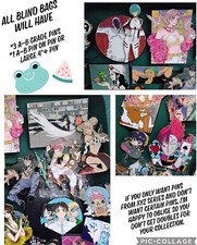 Anime Manga AoT One Piece JJK Naruto HxH Etc Blind Mystery Bag 160$+ Value READ  picture