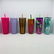 Starbucks 24oz Venti Tumblers Gradient Studded Iridescent Floral Lot Of 6 NWT picture