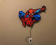 Marvel Spiderman LED Light Wall Decor Comic Book Art picture