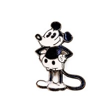 Rare Vintage Mickey Mouse Enamel Pin Badge | Lemane | c.1930 | 31mm #70303 picture