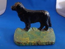 NAFCO Newfoundland Dog Brass Doorstop Bookend Paperweight Figure picture