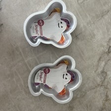Pair Of Vintage Wilton Singles Ghost Cake Pan #2105-1121 picture