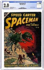 Spaceman, Speed Carter #3 CGC 2.0 1954 4585538010 picture