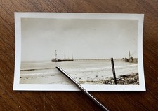 Vintage c. 1930 Oil Derricks Summerland Santa Barbara CA Ellwood Oil Wells Photo picture