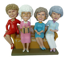 The Golden Girls Blanche, Sophia, Rose & Dorothy On Couch Bobblehead picture