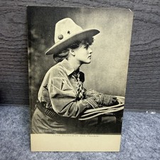 Vintage 1909 Postcard 'The Flower of the Prairie' Cowgirl Western Woman by picture