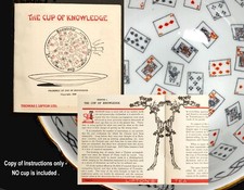 COPY of INSTRUCTIONS for the Cup of Knowledge Fortune Telling teacup picture
