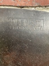 Vintage or antique Collins Legitimus axe. Tasmanian pattern Connecticut pattern. picture
