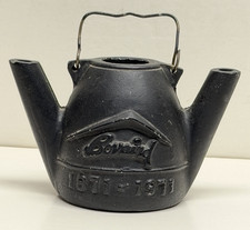 Vintage  small 3”T BOVAIRD Yellow Dog Railroad Lantern 1871-1971 - Double Spout picture