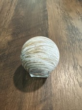 Polished Snow Agate Crystal Sphere 218 Grams 54 mm picture