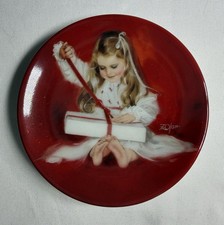 1987 Donald Zolan A Gift for Laurie Miniature Plate Pemberton Oakes Complete Box picture